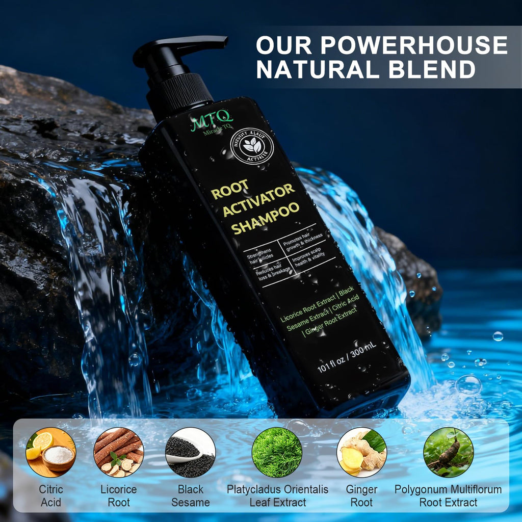 Miracle TQ Root Activator Shampoo – Hair Growth & Anti Hair Loss for Men & Women