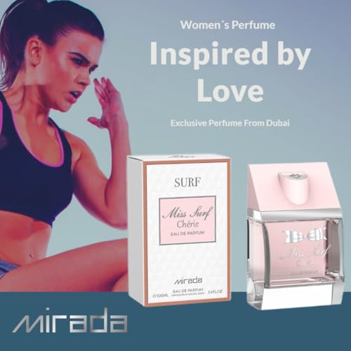 MIRADA Miss Surf Chérie Eau de Parfum (100 ml) – Women’s Fragrance with Fruity Floral Notes