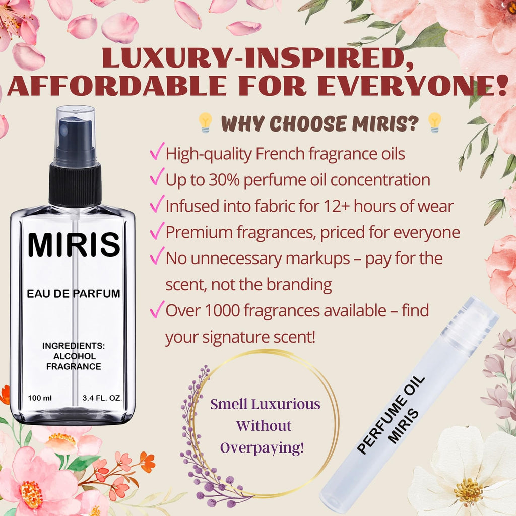 MIRIS No. 40377 Inspired by Kirke – Unisex Eau de Parfum, 3.4 oz / 100 ml