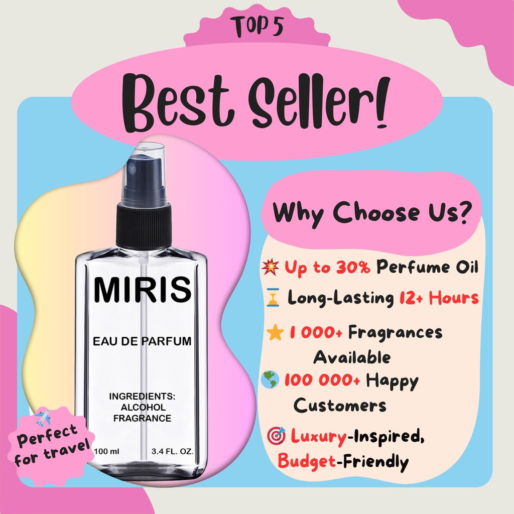 MIRIS No. 40427 Unisex Eau de Parfum – Gourmet Oriental Long-Lasting Scent, 3.4 fl oz / 100 ml