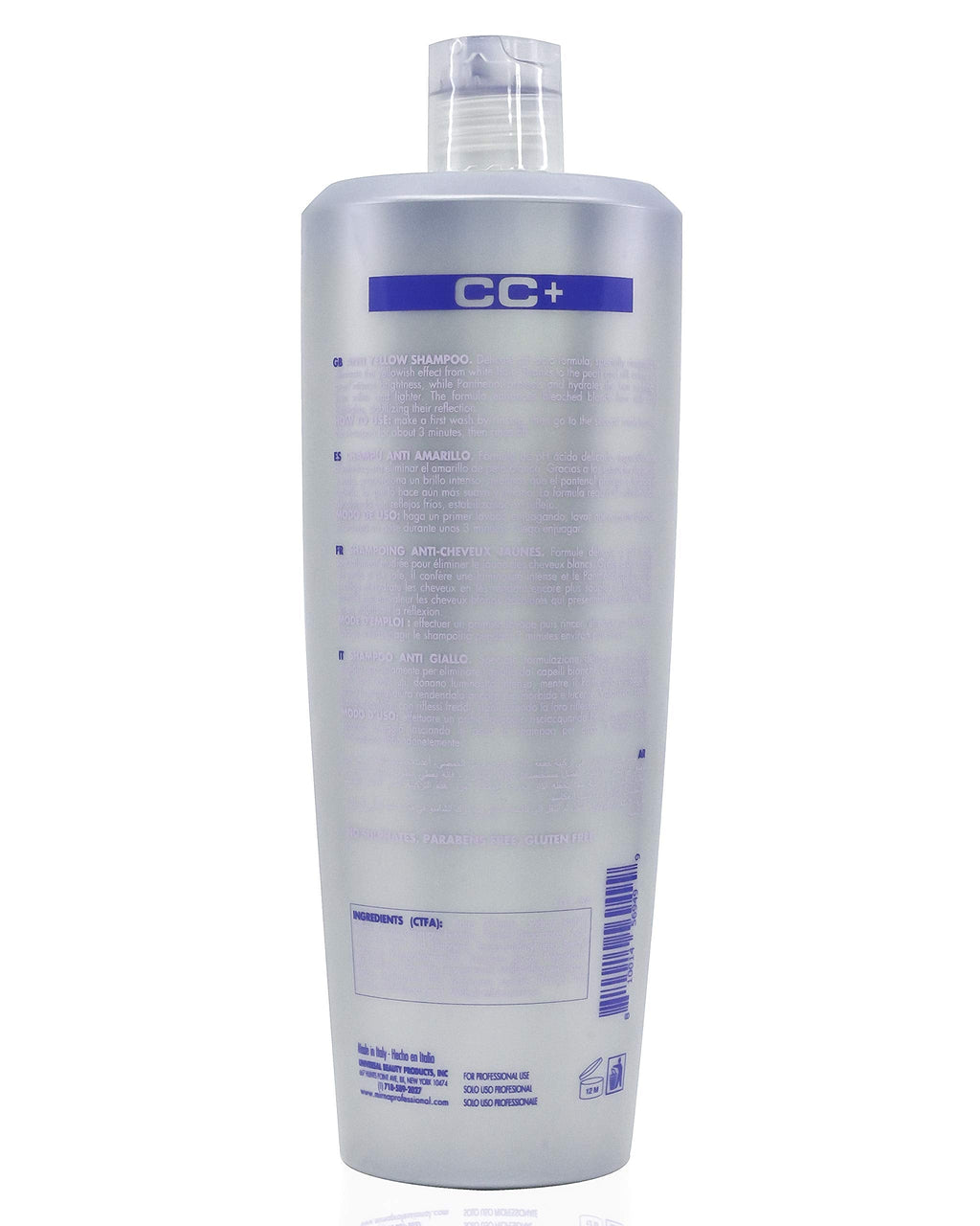 Mirna Professional Anti Yellow Color Care Shampoo | Delicate pH Formula, Silk & Pearl Extracts