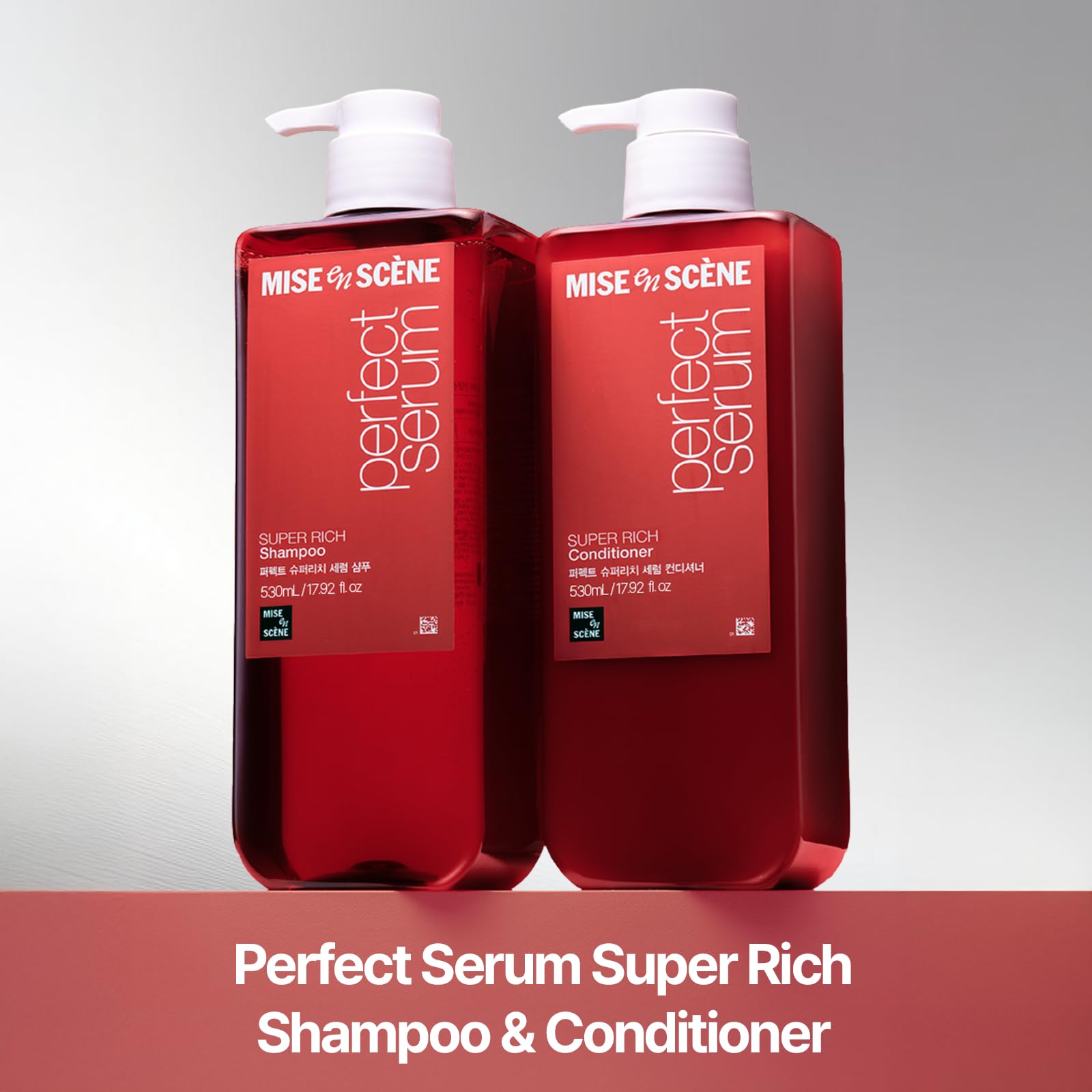 Mise En Scene Perfect Serum Super Rich Shampoo | Korean Hair Care for Severely Damaged Hair – Hydrating & Anti-Frizz