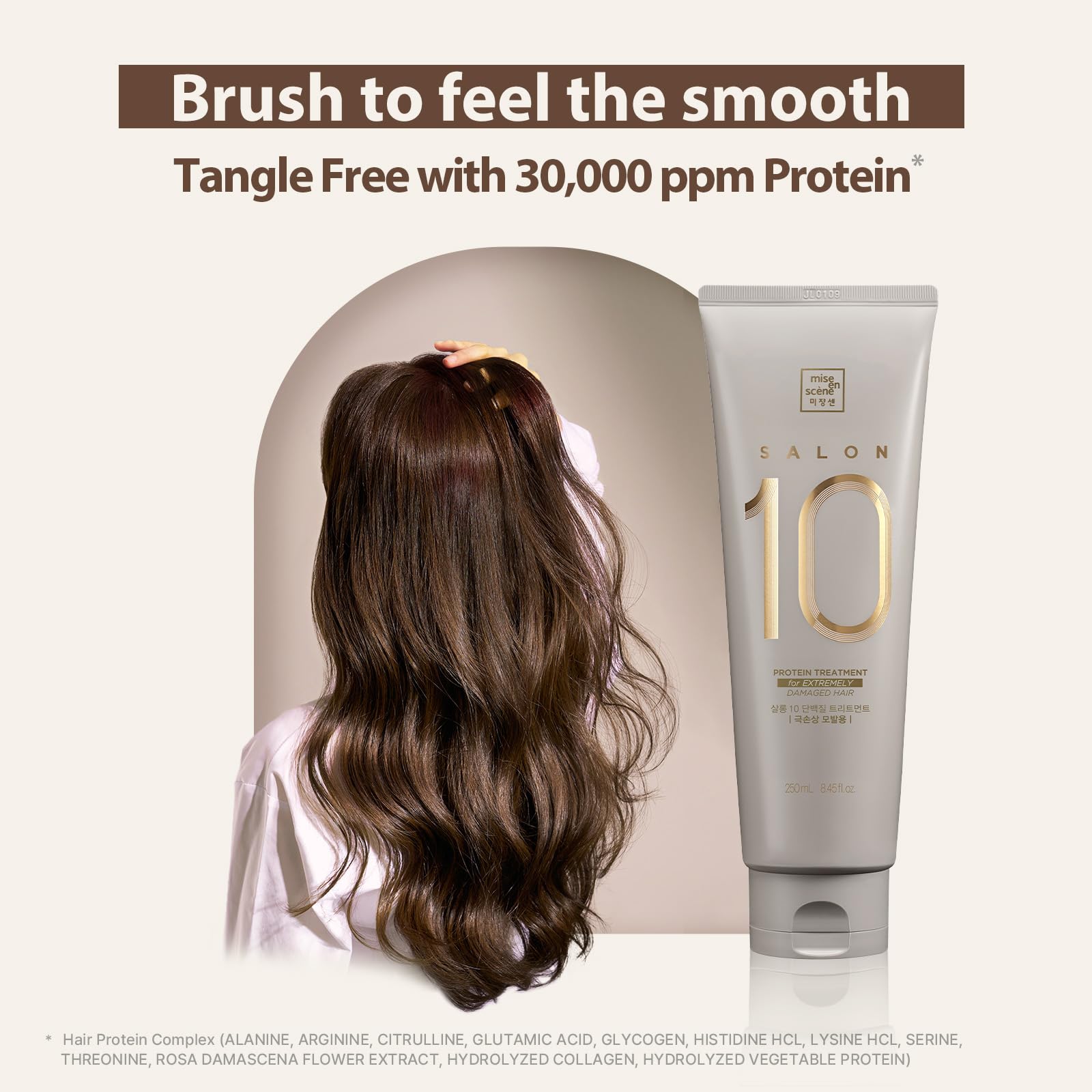 Mise En Scene Salon 10 Protein Treatment for Damaged Hair | Low Porosity Care
