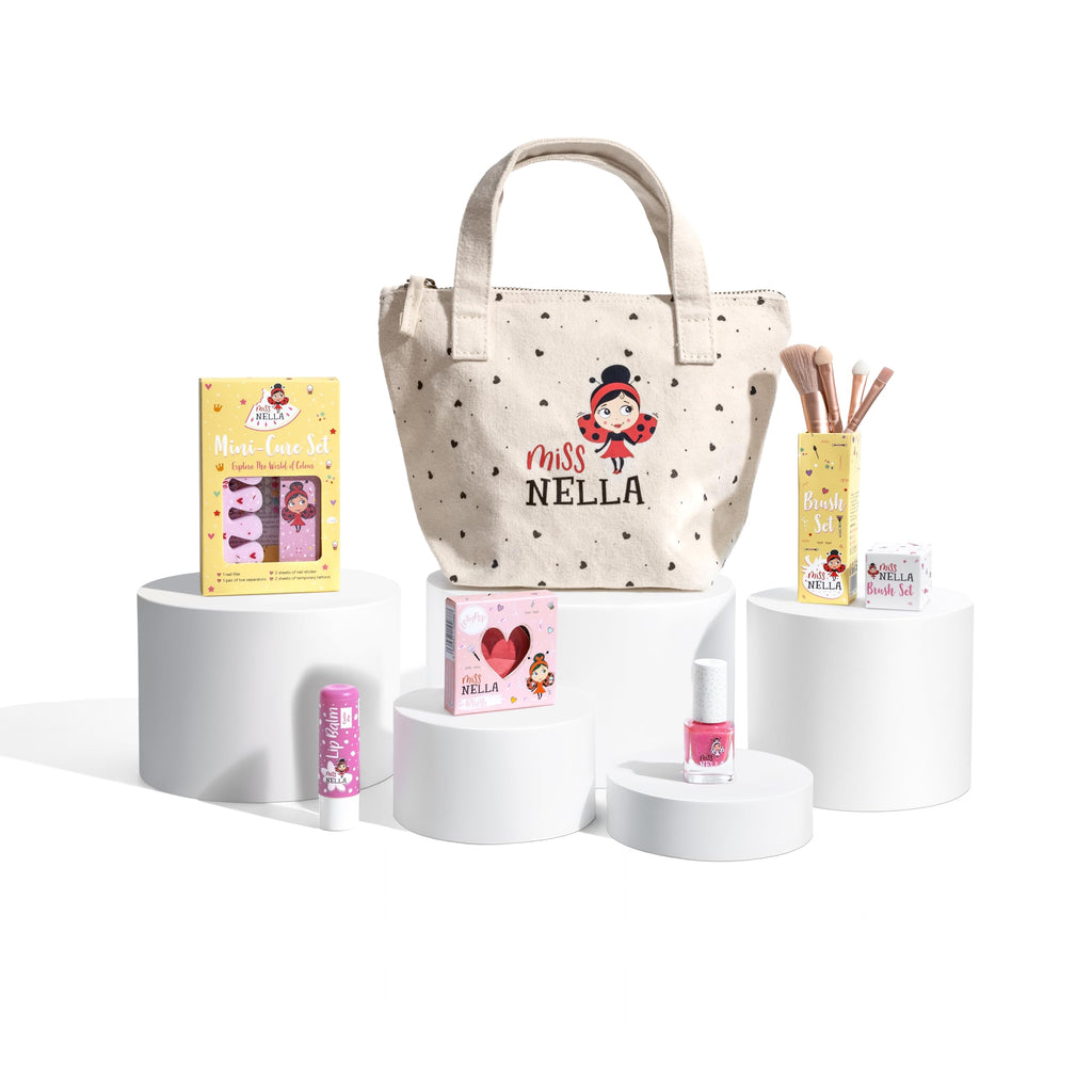 Miss Nella Special Edition GIRLY GIRL Kids Makeup & Nail Polish Set