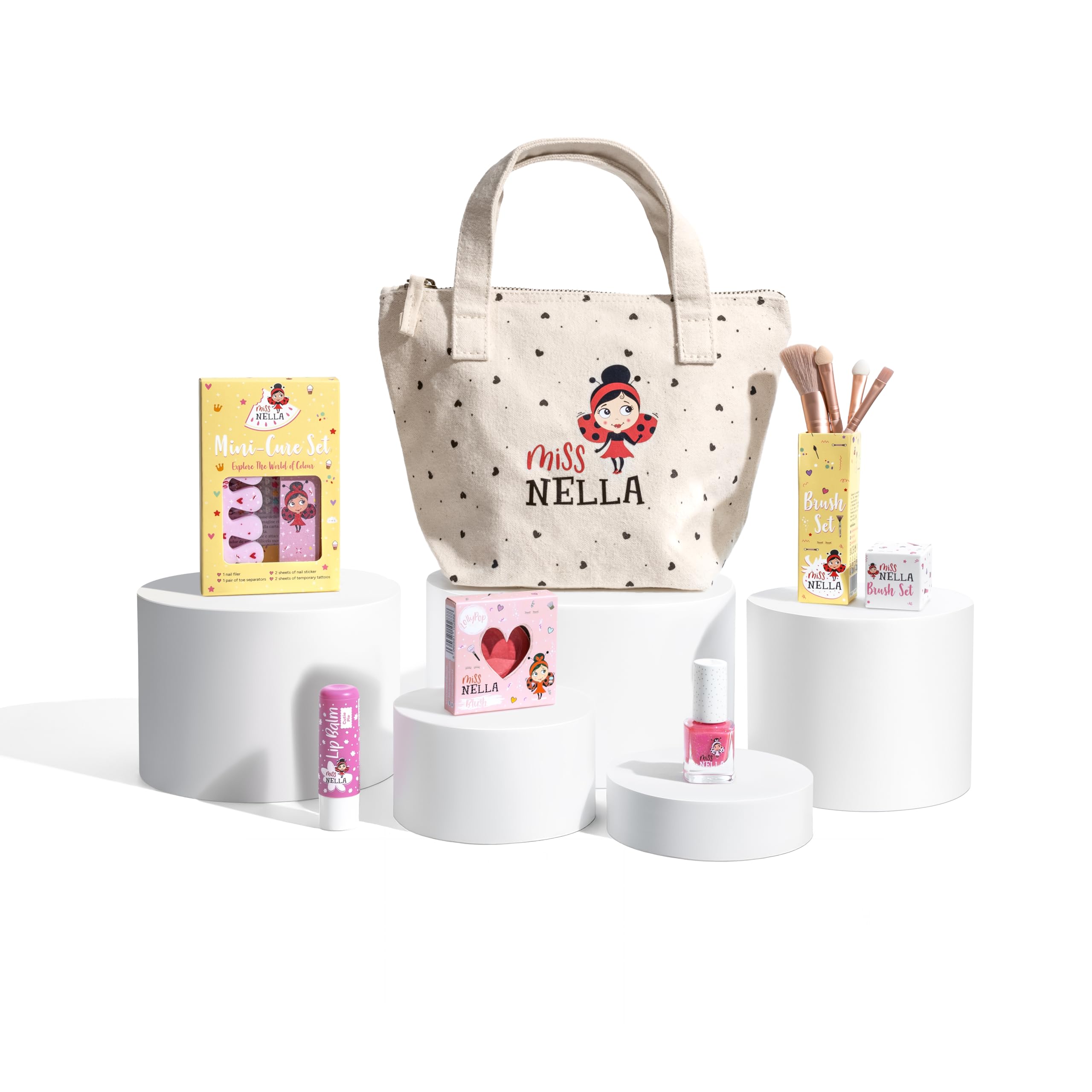 Miss Nella Special Edition GIRLY GIRL Kids Makeup & Nail Polish Set