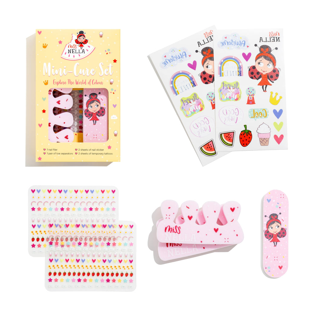 Miss Nella Special Edition Bag of Wonder – Hypoallergenic Kids Makeup & Nail Polish Set