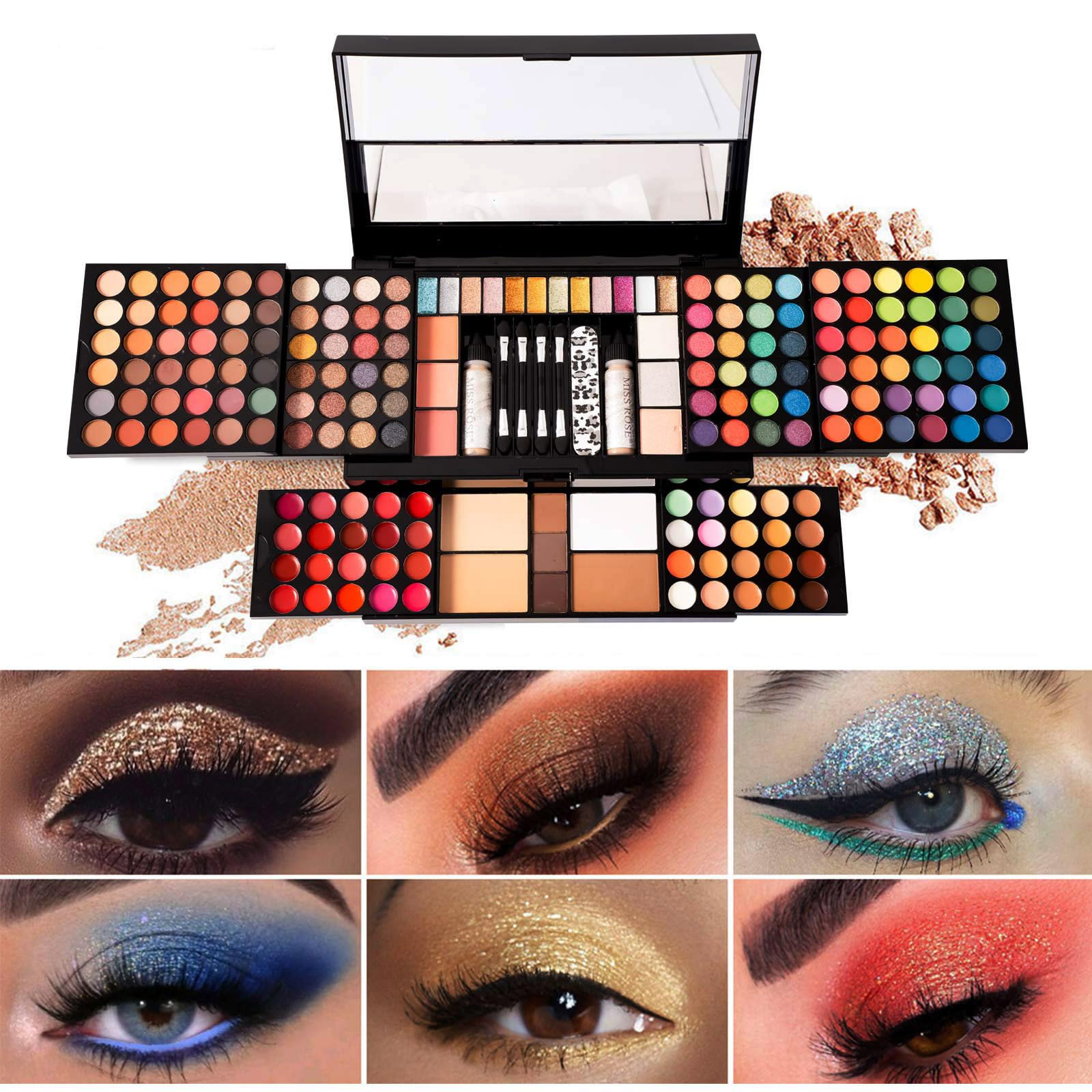 Miss Rose M187 Colors Palette – All-In-One 187-Color Makeup Kit