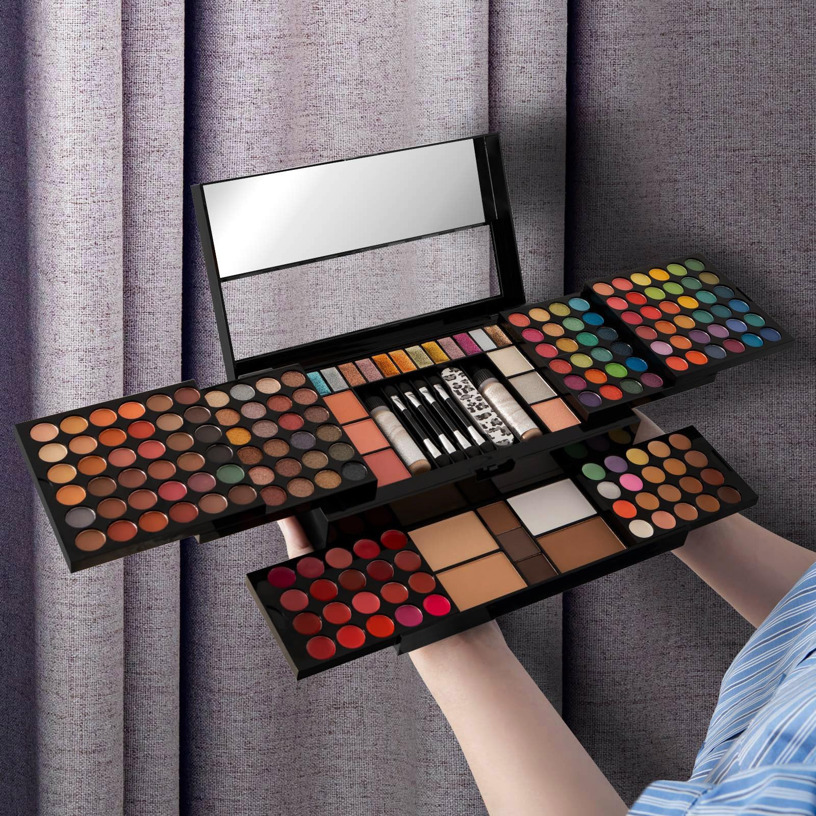 Miss Rose M187 Colors Palette – All-In-One 187-Color Makeup Kit