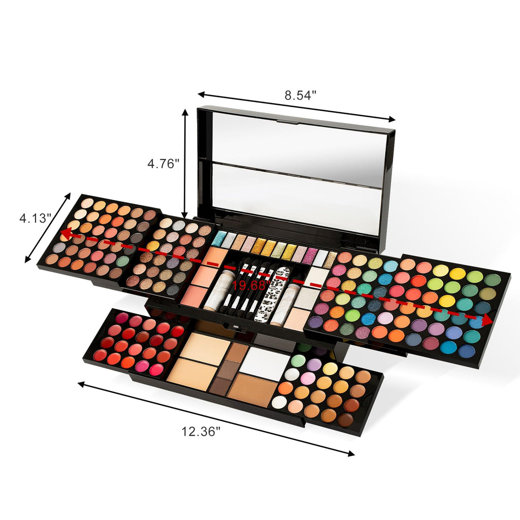 Miss Rose M187 Colors Palette – All-In-One 187-Color Makeup Kit