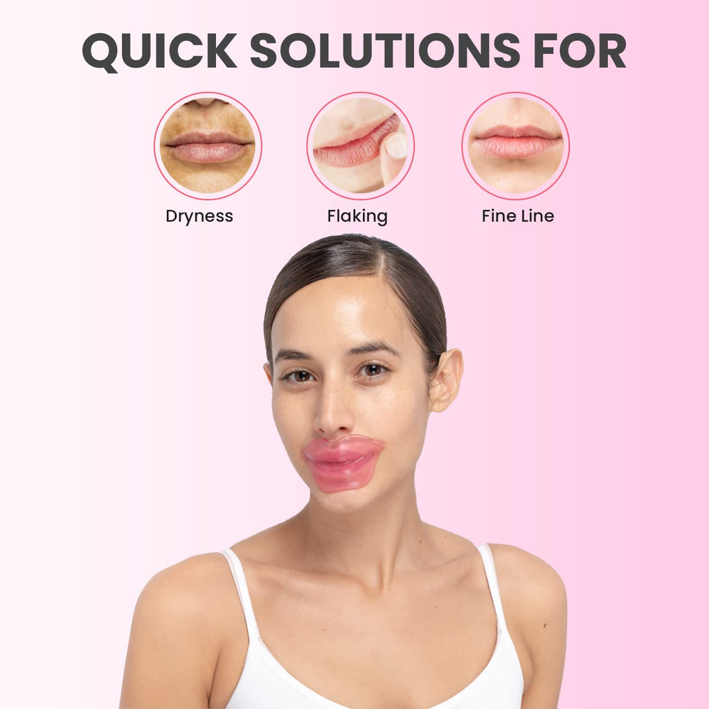 MISS SPA Lip Mask – Hydrate + Boost Hydrogel Lip Treatment (4 Pack)