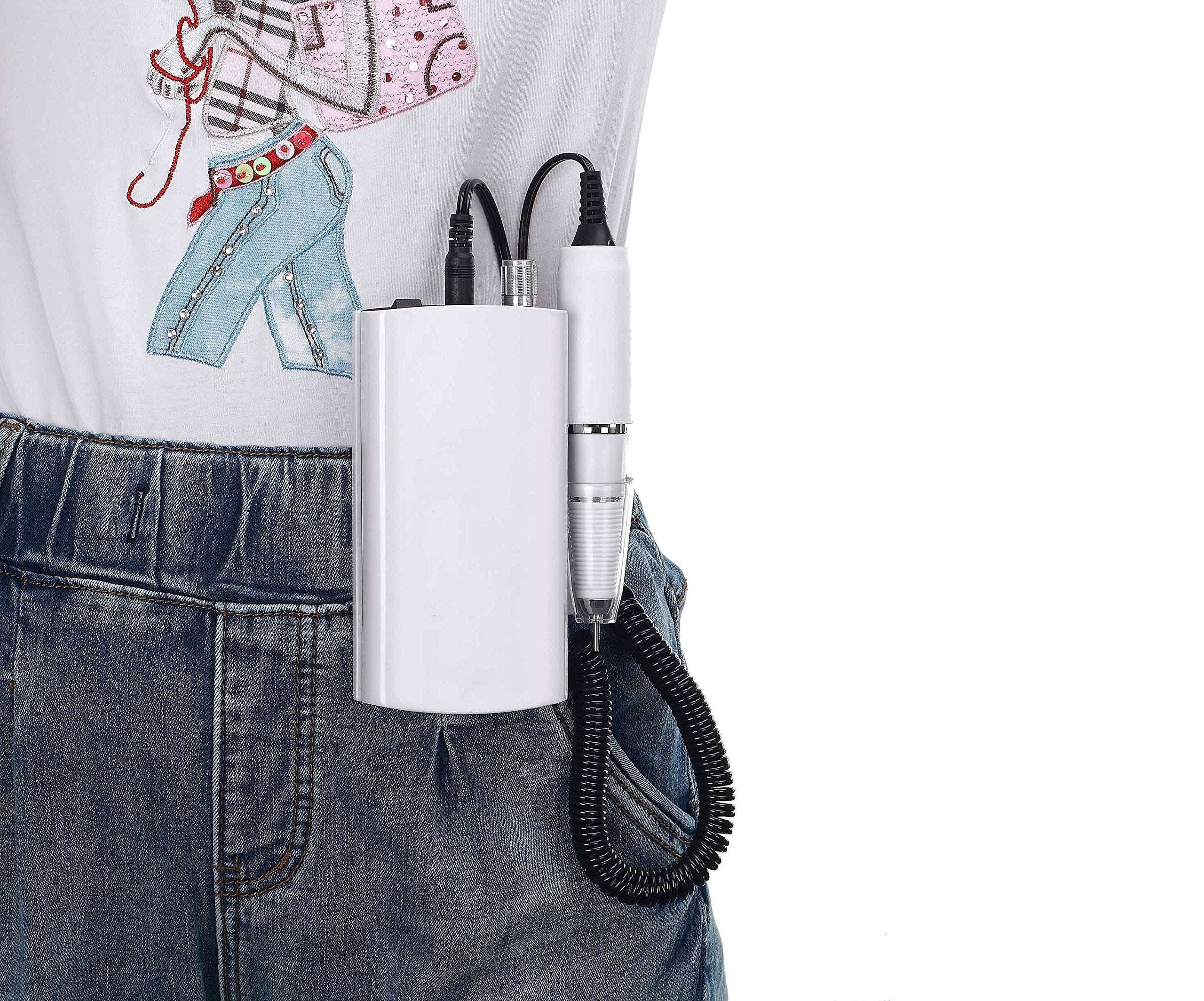 Miss Sweet Portable Nail Drill Machine – Rechargeable Electric Nail File for Acrylic, 0–30000 RPM