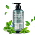 MISSEDSEN Organic Mint Beard Wash – Fragrance-Free Shampoo for Oily Hair, 17.6 oz