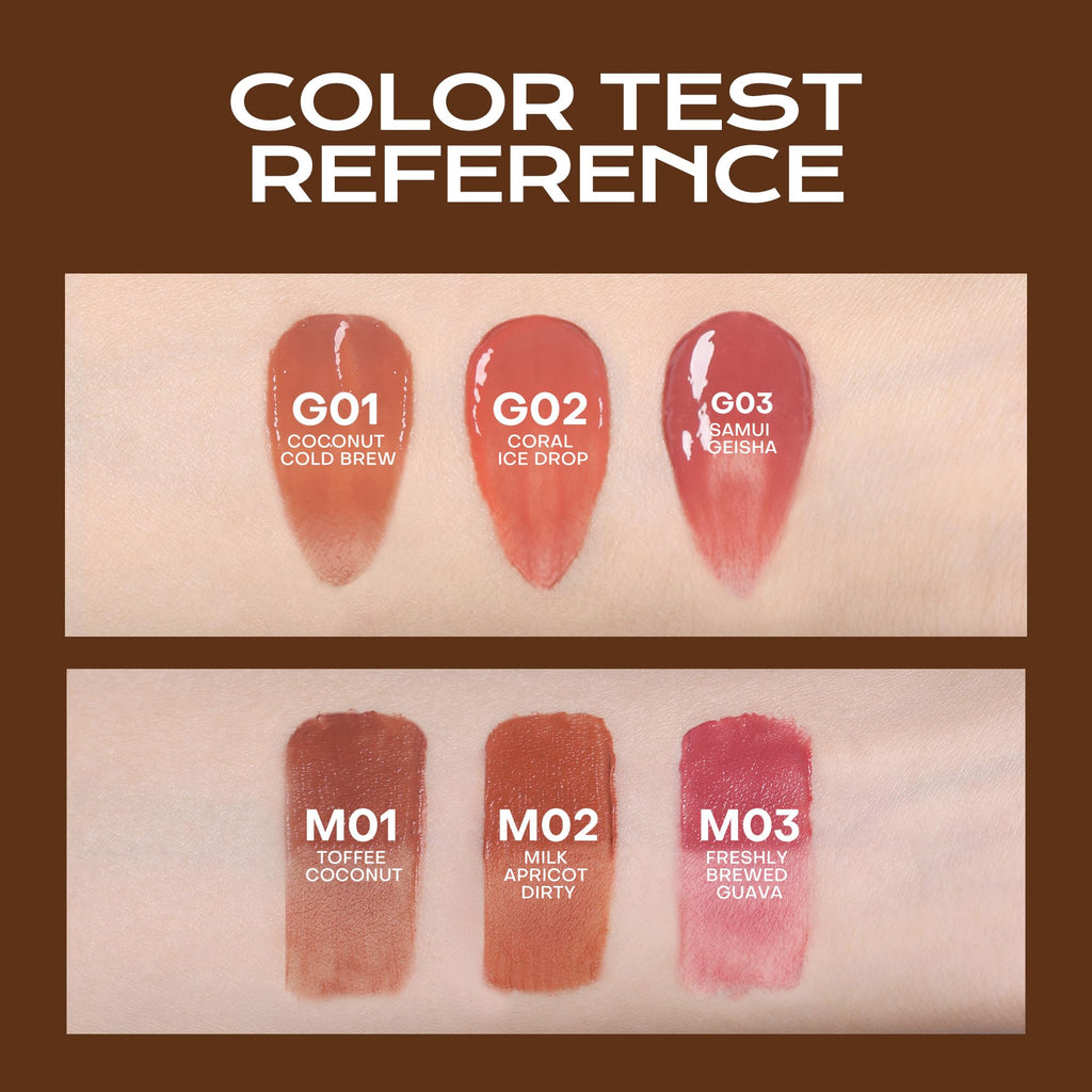 Mistine Cream Lip Gloss Thai Latte M03 Freshly Brewed Guava – Long Lasting Matte Lip Gloss