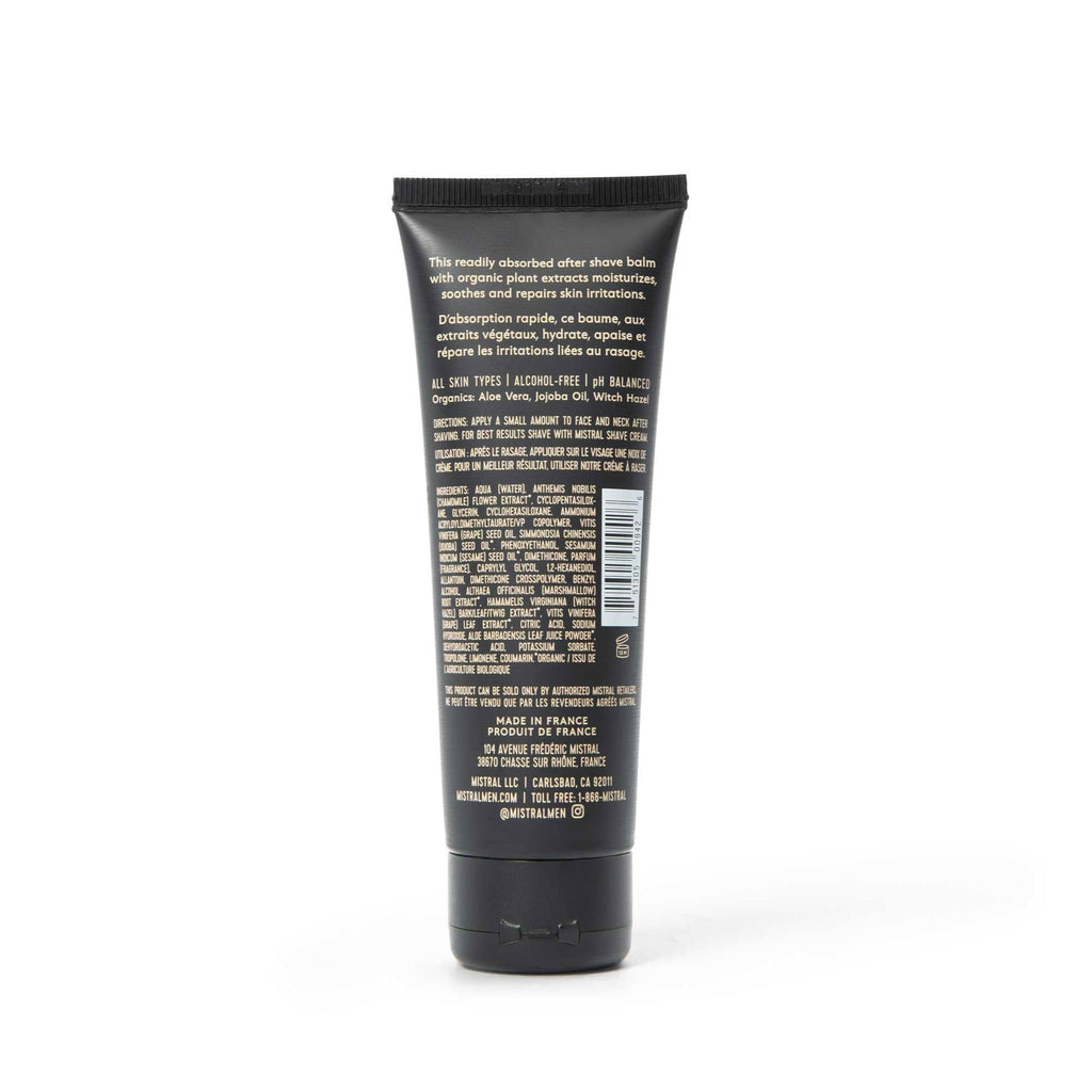 Mistral Bourbon Vanilla After Shave Balm – 2.7 Fl Oz | Hydrating, Non-Greasy, Aloe & Jojoba | Made in France