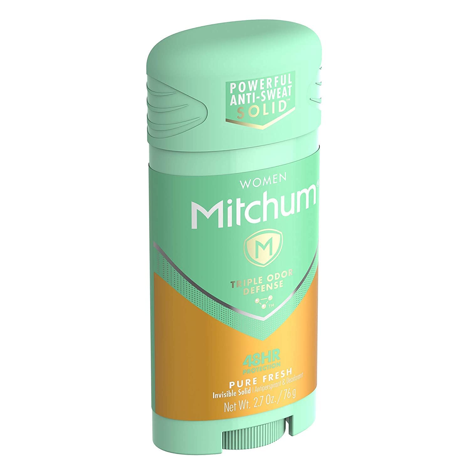 Mitchum Women Triple Odor Defense Invisible Solid 48HR Antiperspirant & Deodorant – Pure Fresh, 2.7 oz (3 Pack)