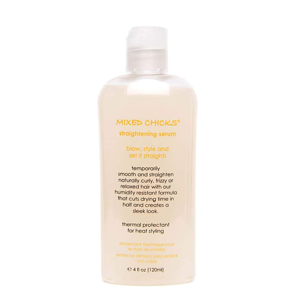 Mixed Chicks Straightening Serum – Thermal Protection, 4 fl oz / 120 ml