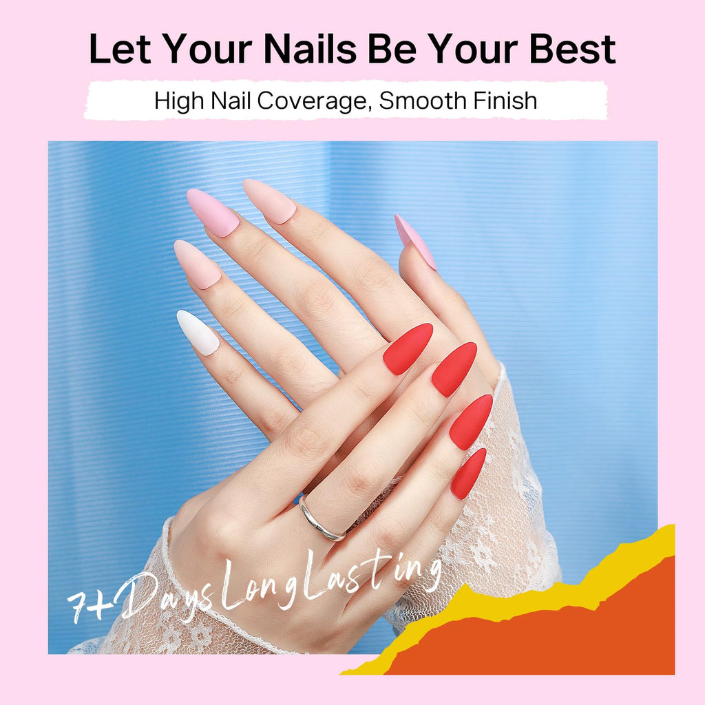 MIZHSE Quick Dry Nail Polish Set – 24 Colors, Oil-Based, Fast Dry, Neon Glitter Collection