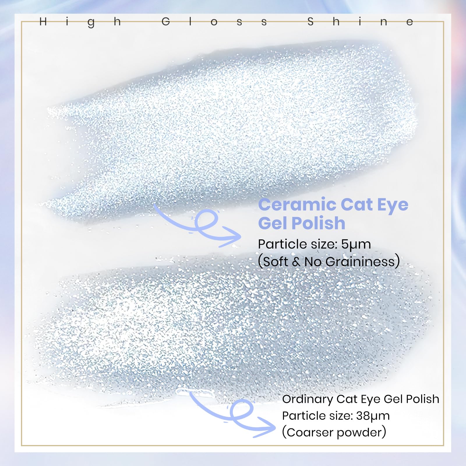 MIZHSE Cat Eye Gel Nail Polish Kit — 8 Magnetic Colors + Magnet Stick | Crystal Glass Finish