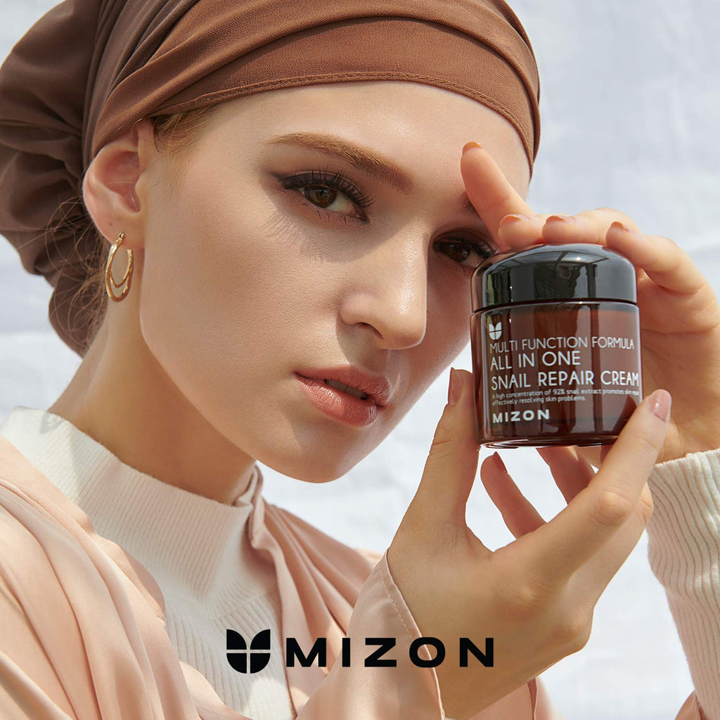 MIZON All-in-One Snail Repair Cream 75ml – Pack of 3 | Hydration & Skin Renewal