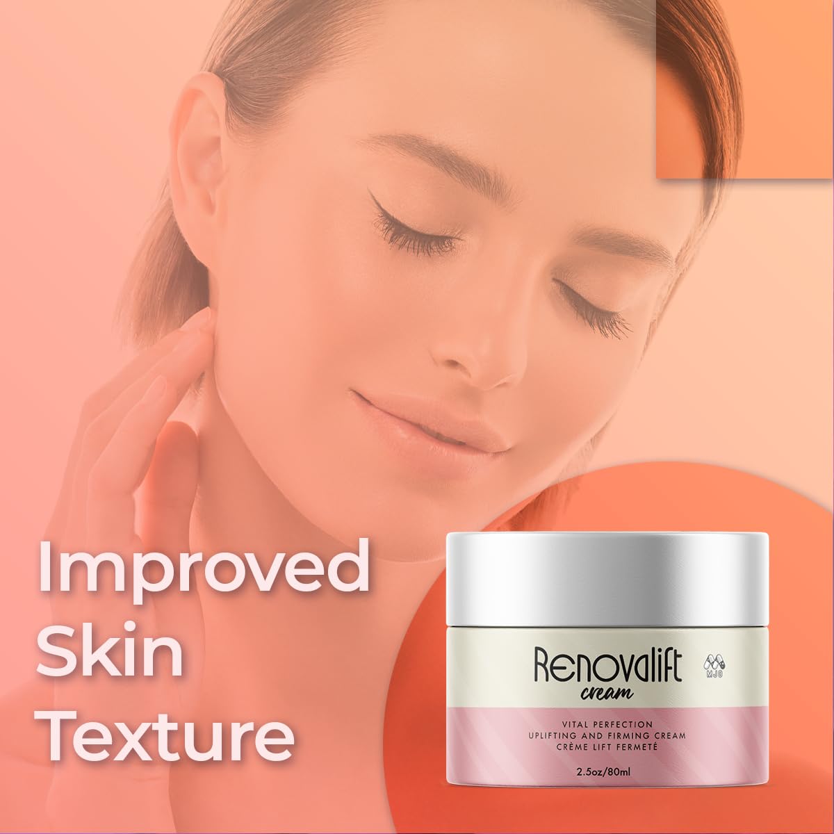 MJO Renovalift Face Cream 2-Pack – All-Natural Hydration for Face & Neck
