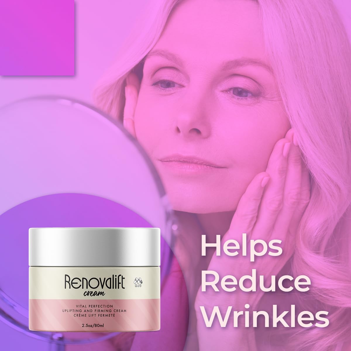 MJO Renovalift Face Cream 2-Pack – All-Natural Hydration for Face & Neck