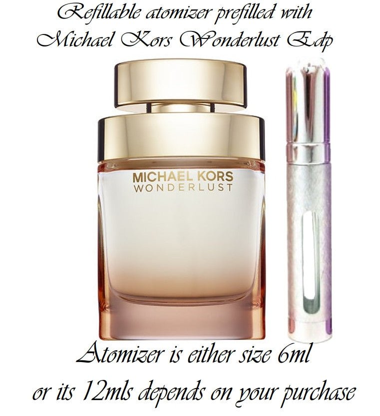 Michael Kors Wonderlust sample perfume spray