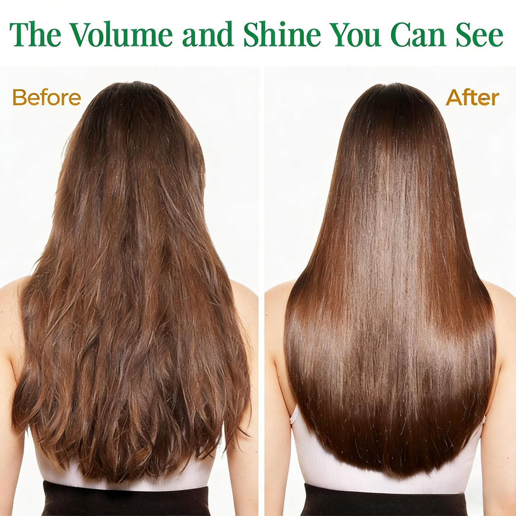 MMPANG Rosemary Oil for Hair Growth – USDA Certified Cold-Pressed with Castor & Peppermint, 4 FL OZ