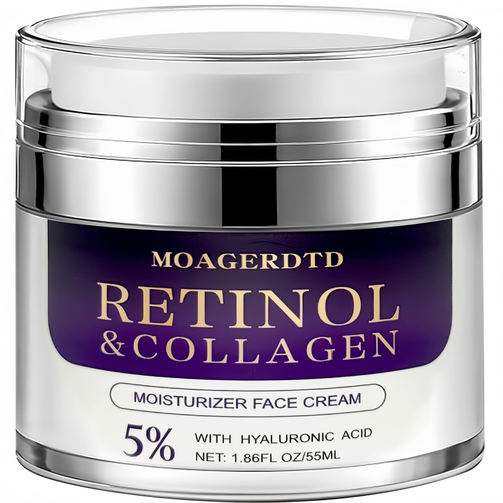 MOAGERDTD Retinol Collagen Cream – Day & Night Hydration for Anti-Aging