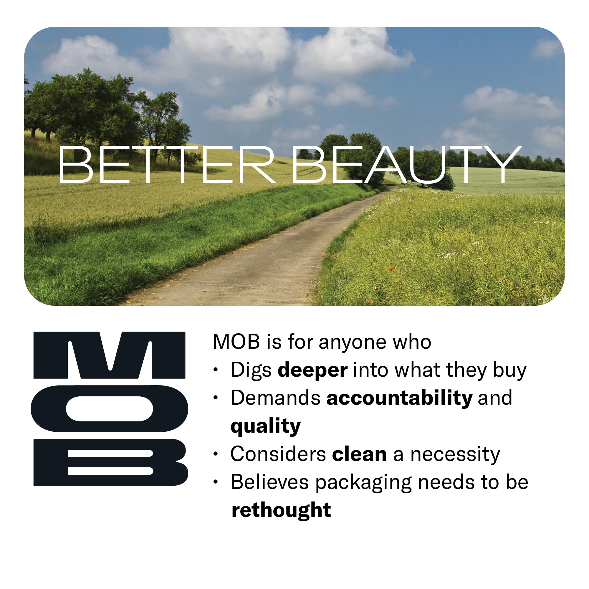 MOB Beauty Cream Clay Eyeshadow M88 – Soft Dusty Pink, Buildable, Vegan & Clean