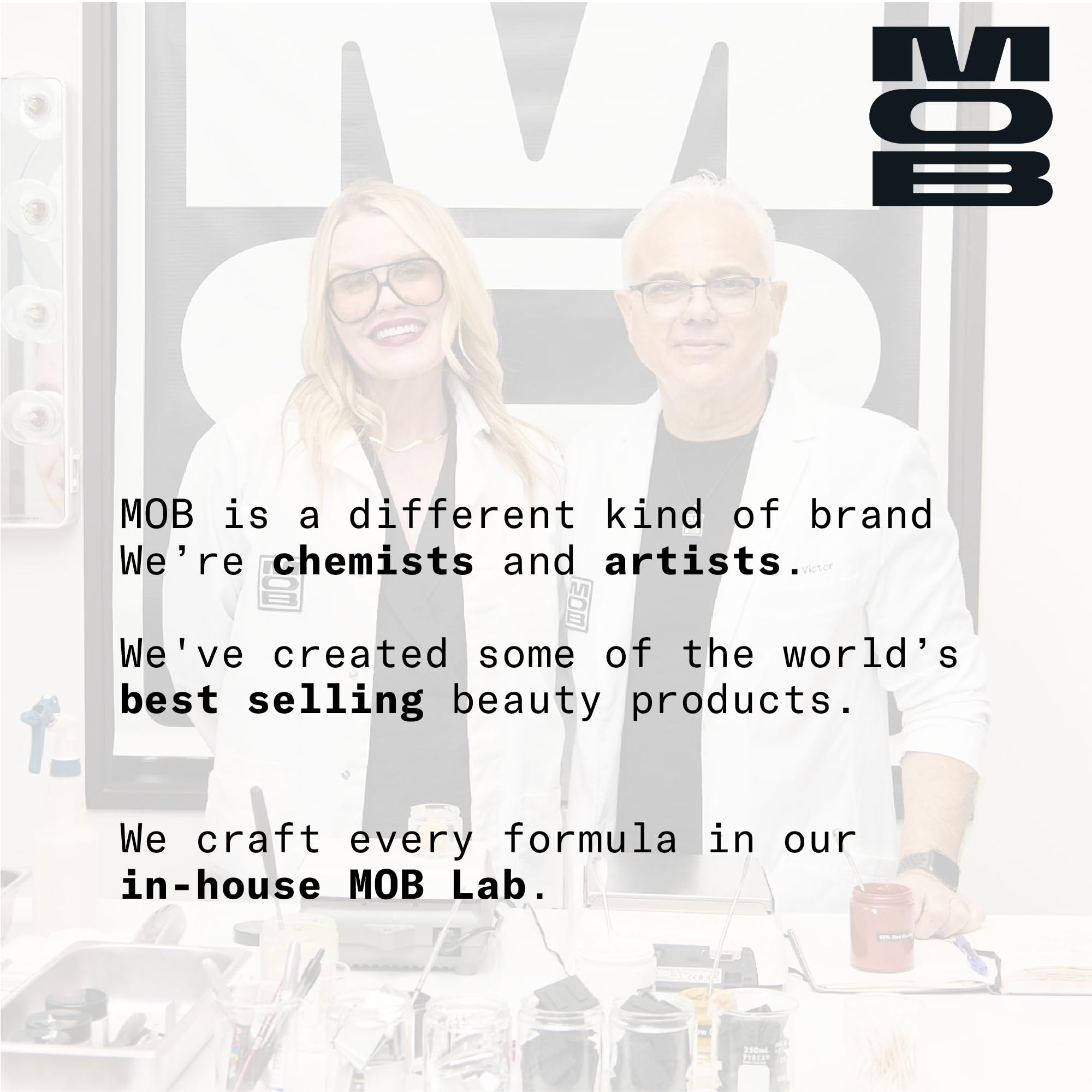 MOB Beauty Eyeshadow M18 Matte Milk-Chocolate – Warm Brown, Talc-Free, Vegan & Cruelty-Free