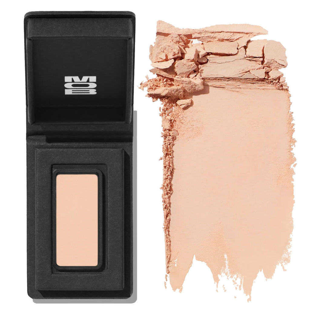 MOB Beauty Eyeshadow M2 Matte Bone - Light Base, Vegan, Talc-Free, Long-Wear, Refillable Compact