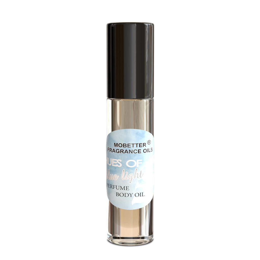 MOBETTER FRAGRANCE OILS – Hues Of Blue Light Body Oil for Women | Floral Fruity, Long-Lasting, Travel Size