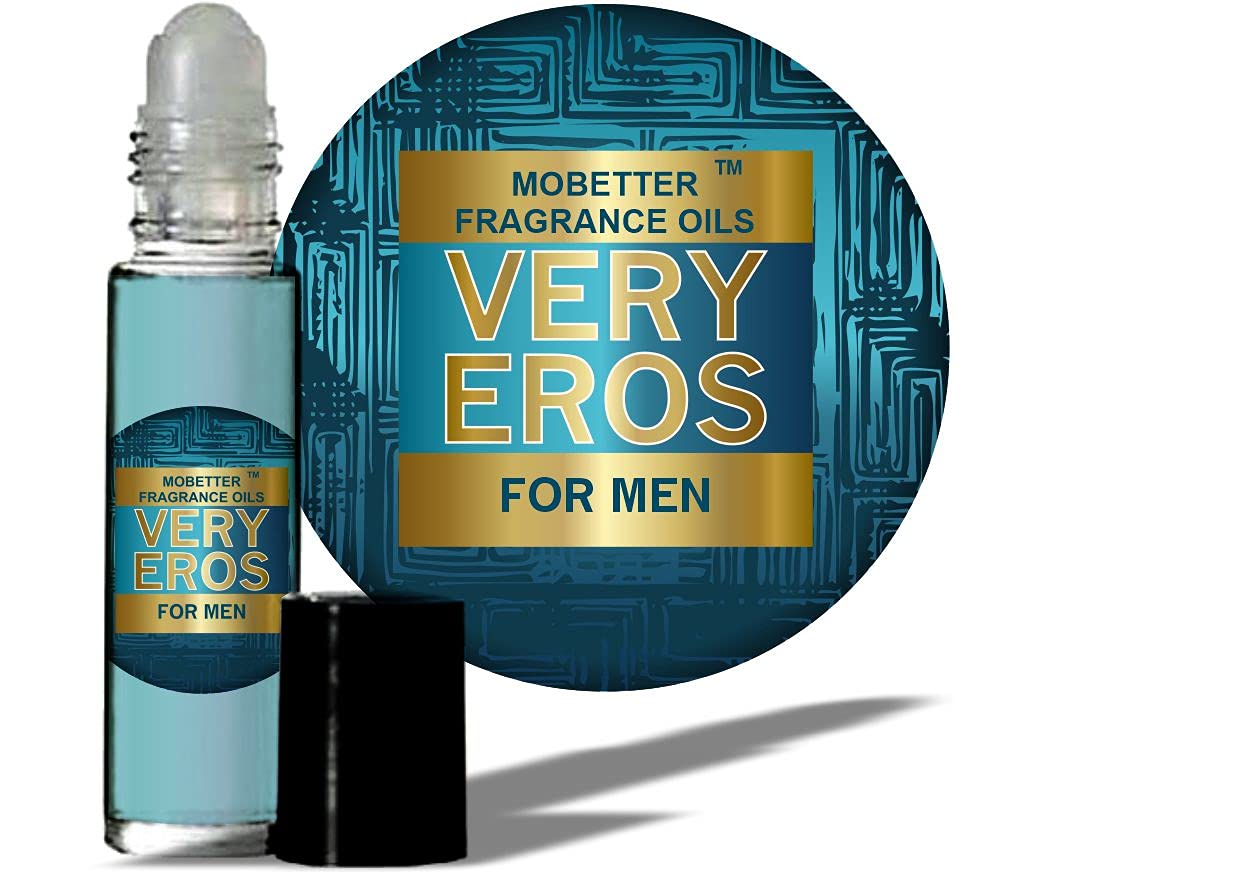 MOBETTER FRAGRANCE OILS - Very Eros Men Cologne Body Oil, Travel Size