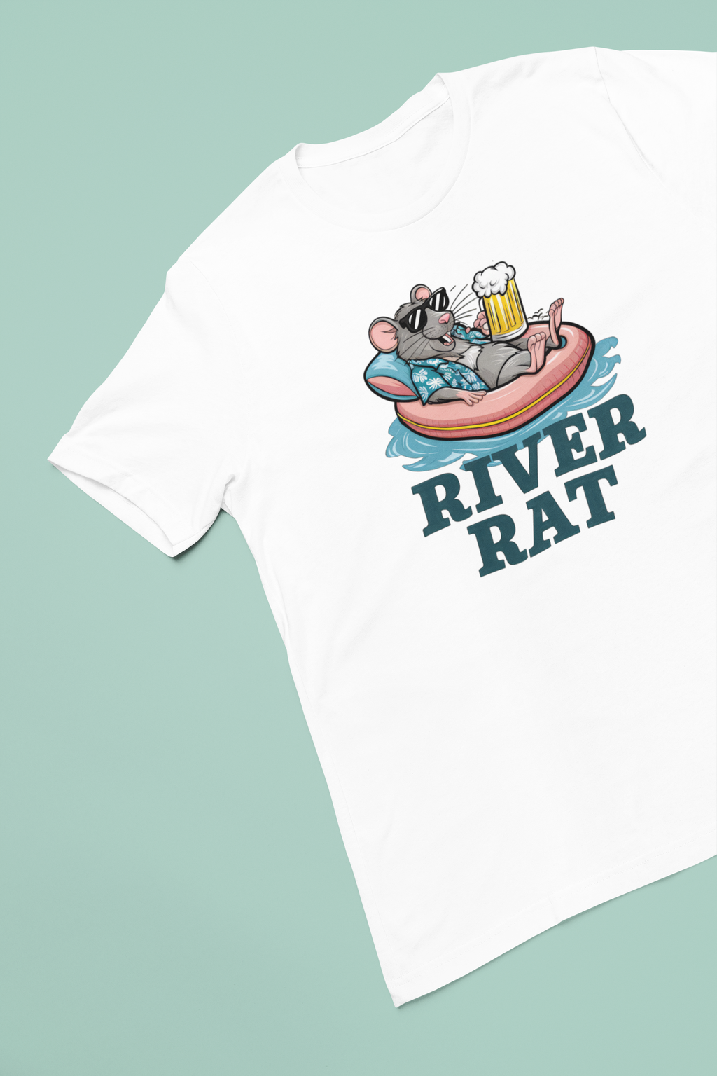 River Rat Adults T-Shirt