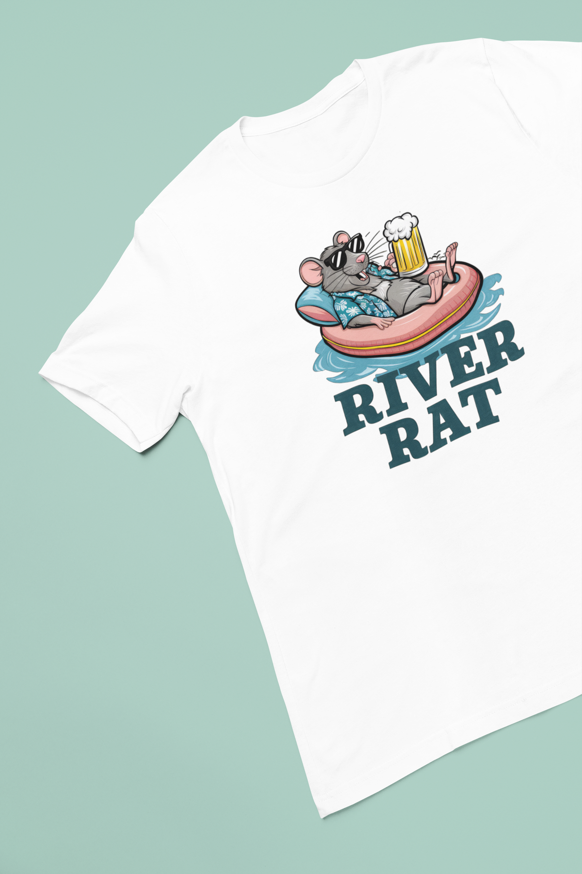 River Rat Adults T-Shirt