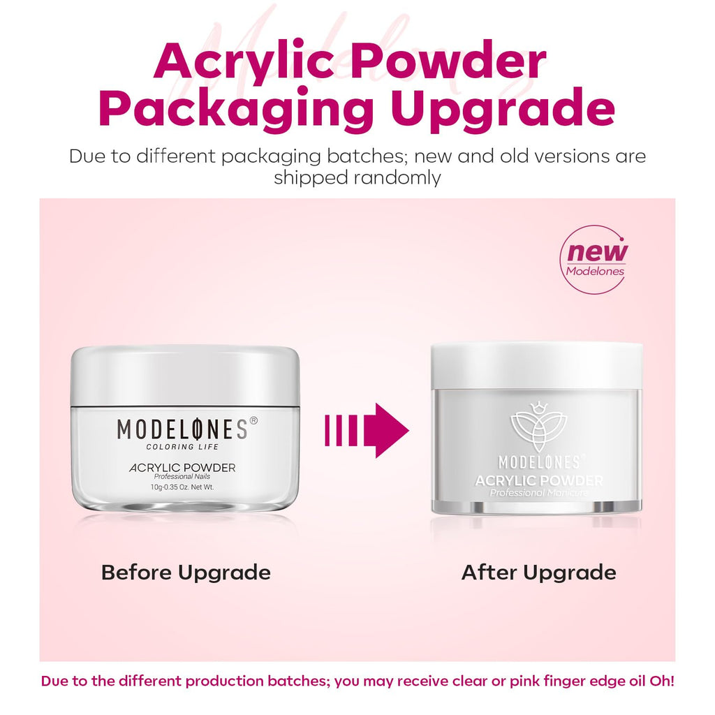 Modelones Acrylic Powder Kit – 6 Nude Colors for Everyday Nails (No Lamp)