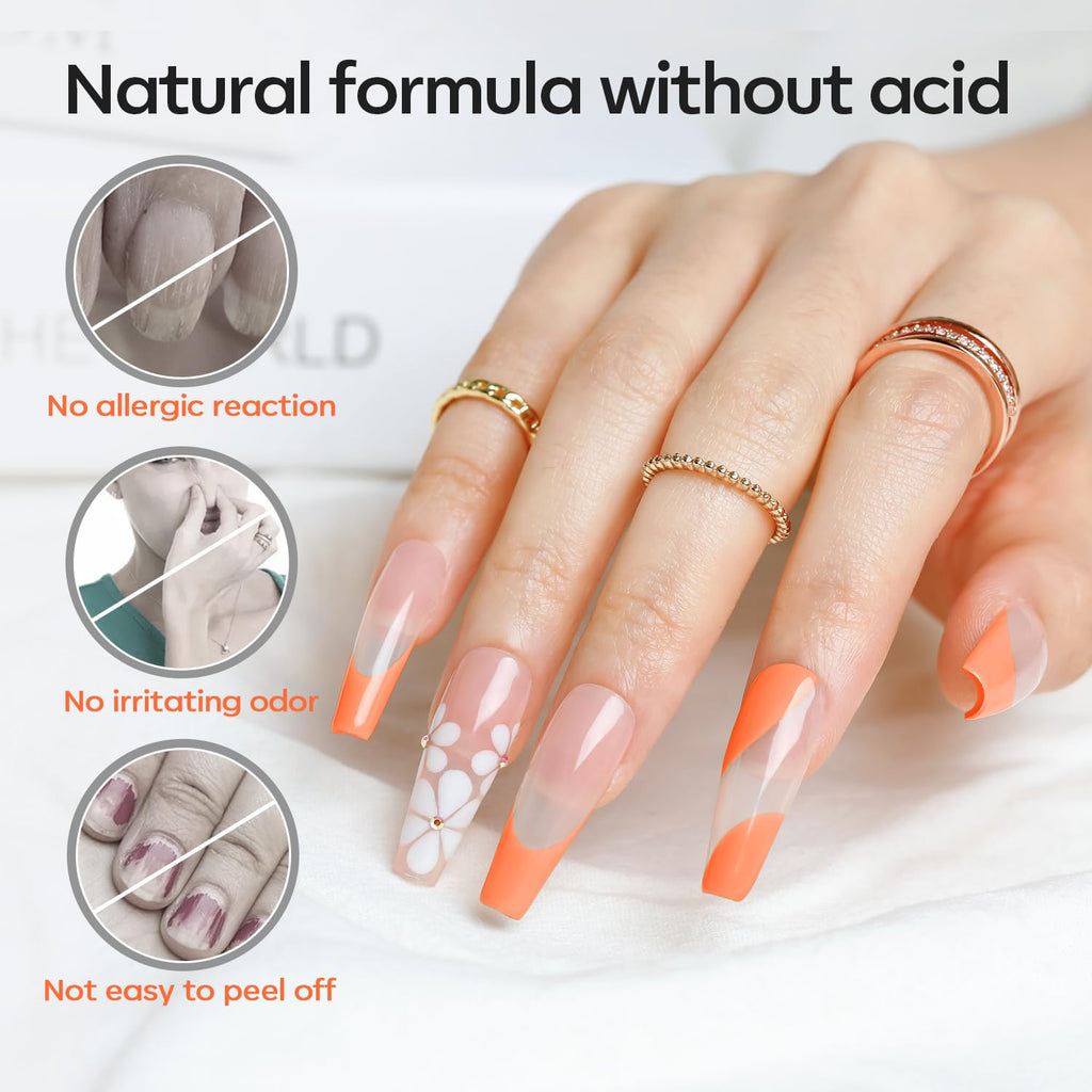 modelones 30 ml nail dehydrator and primer – acid free, hema-free prep kit for long-lasting gel & acrylic