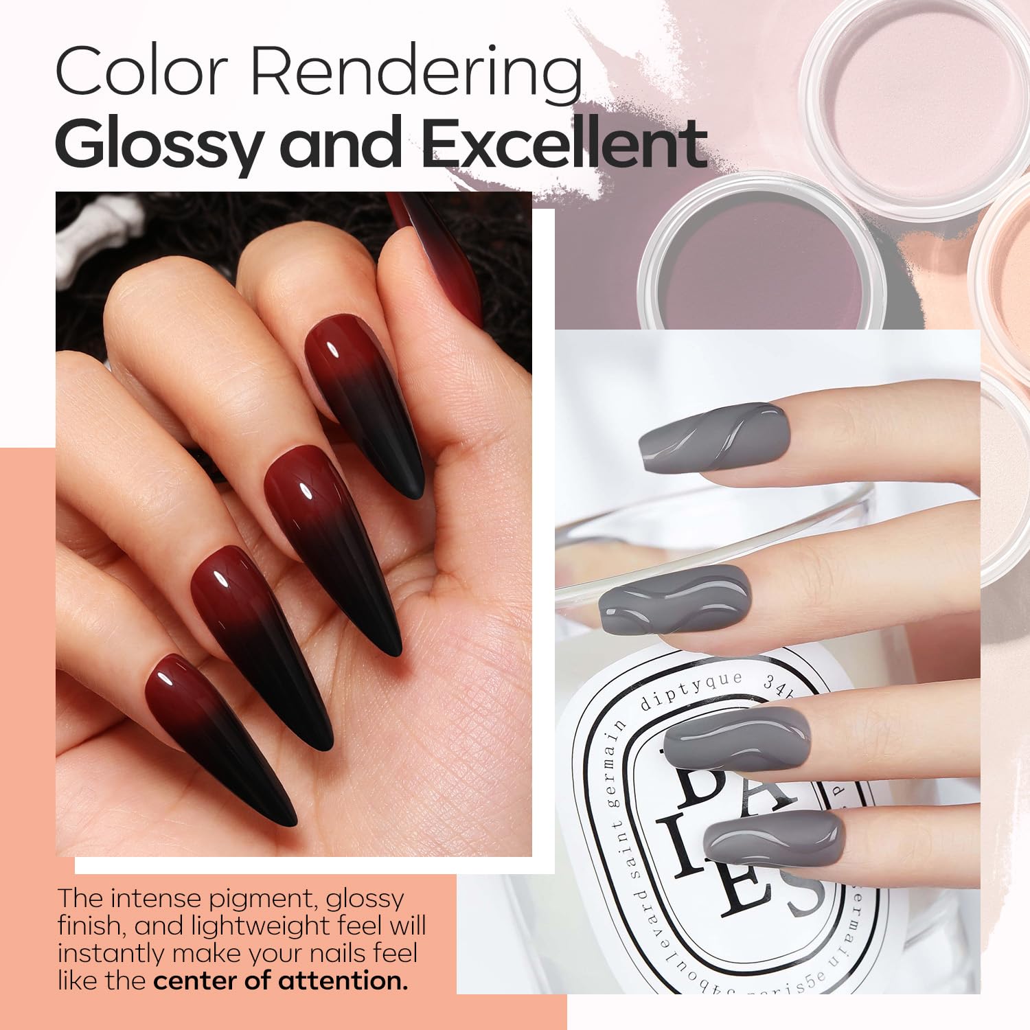 Modelones Dip Powder Nail Kit Starter — 20 Colors, Bond/Base/Activator/Top, No Lamp Needed