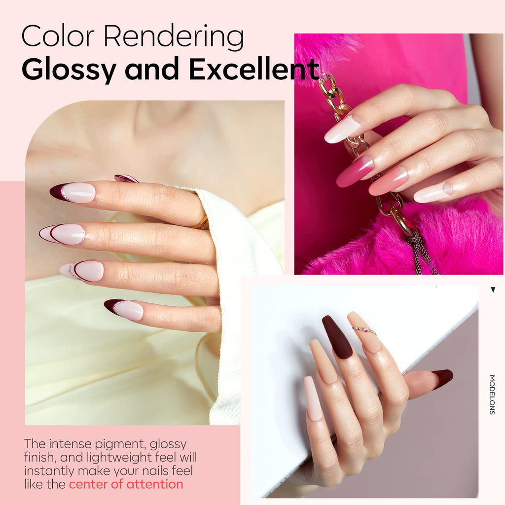 Modelones Dip Powder Nail Kit Starter — 20 Colors, Base, Top & Activator