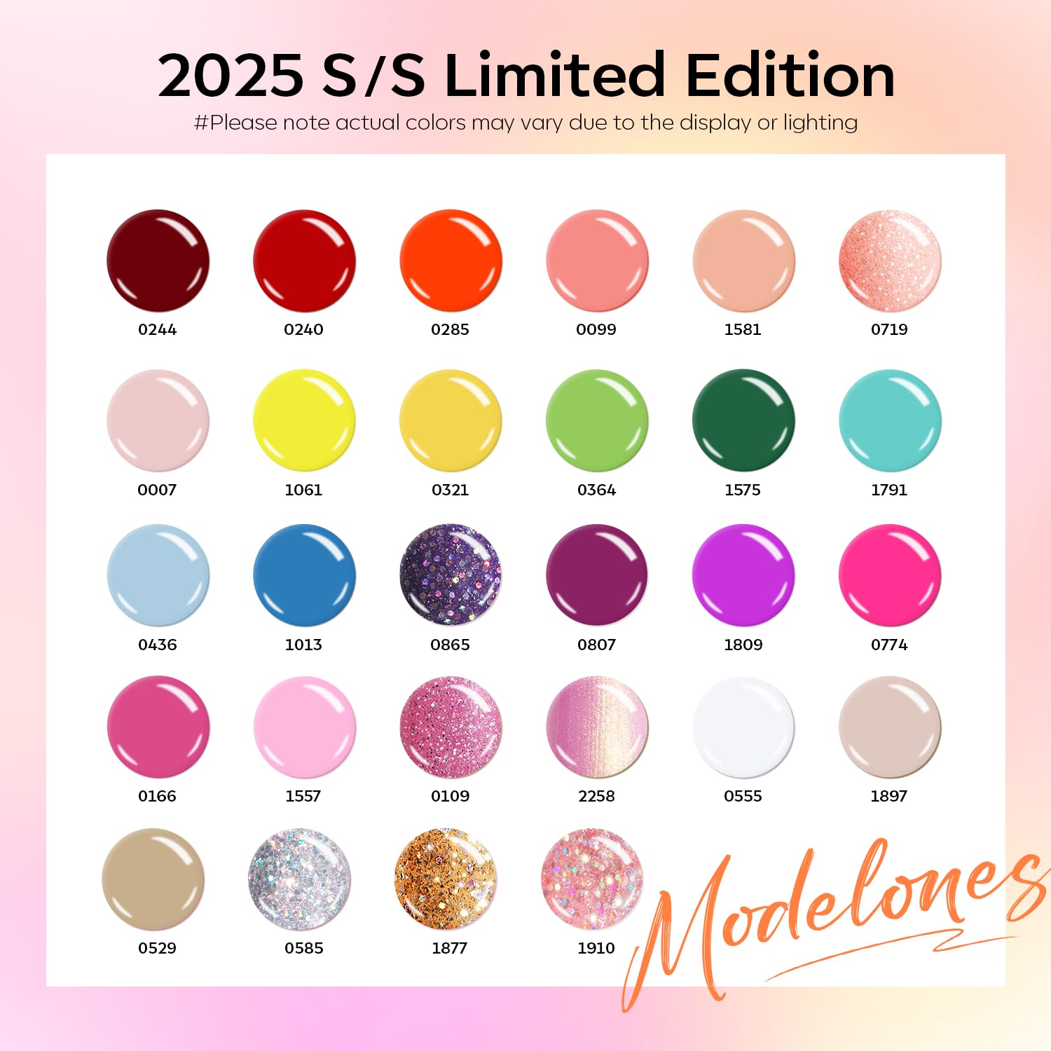 Modelones 32-Piece Gel Nail Polish Set — 28 Colors, No-Wipe Base Coat, Glitter & Matte/Glossy Top Coats, Soak-Off LED Kit