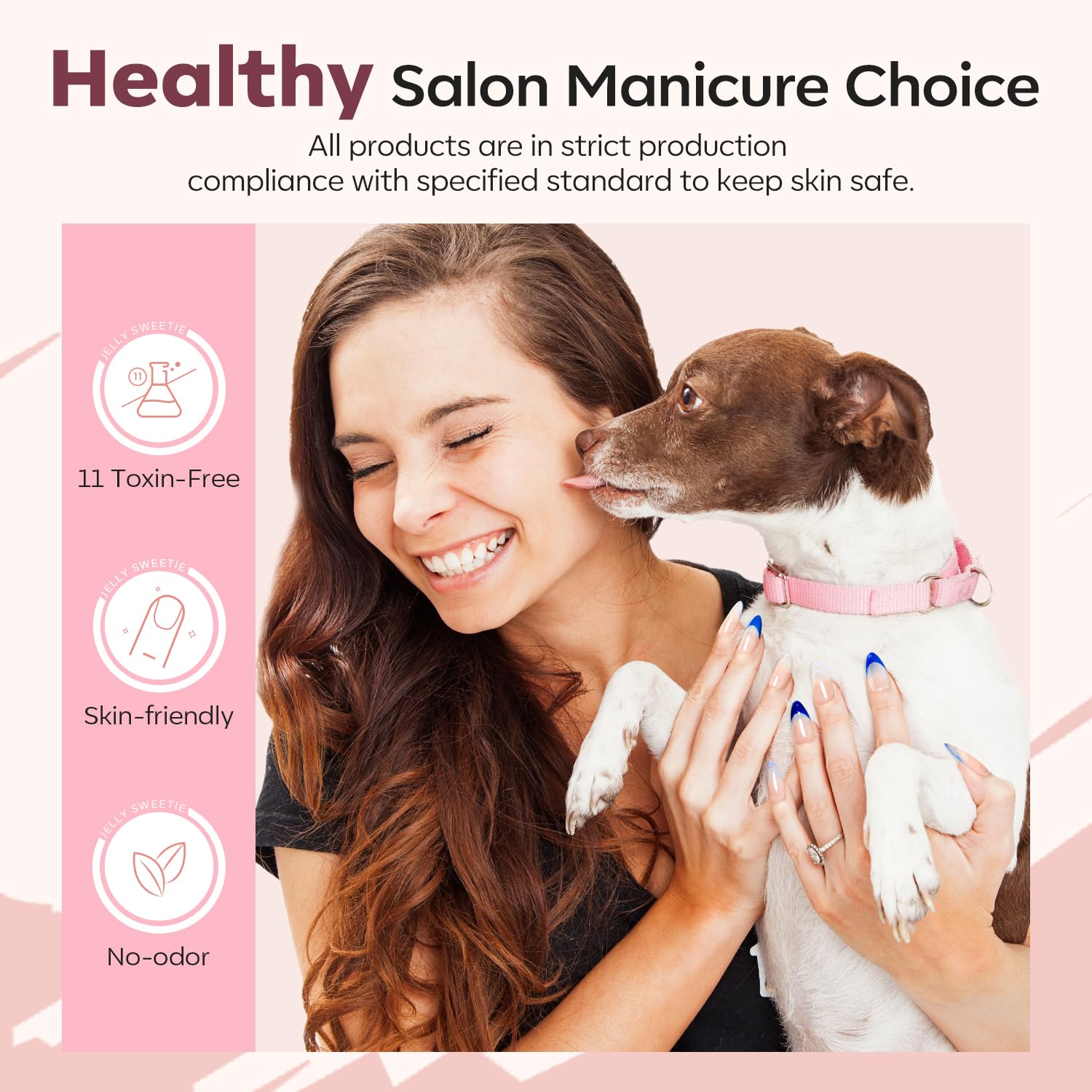 Modelones Poly Gel Set – 5 Jelly Colors for DIY Nail Extensions