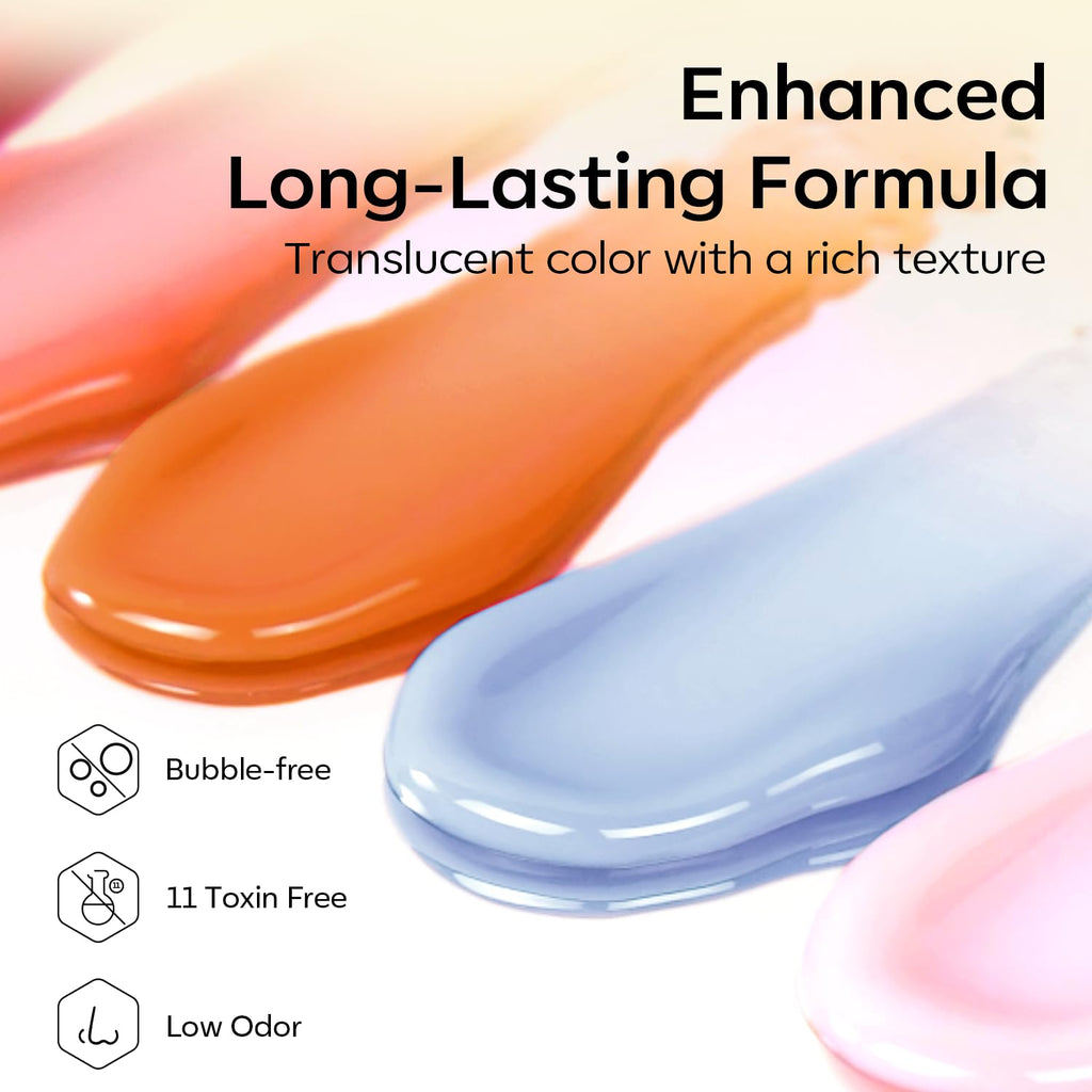 Modelones Hand to Toe Poly Nail Gel Kit — 30 Earthy Tones, Complete Extension Set