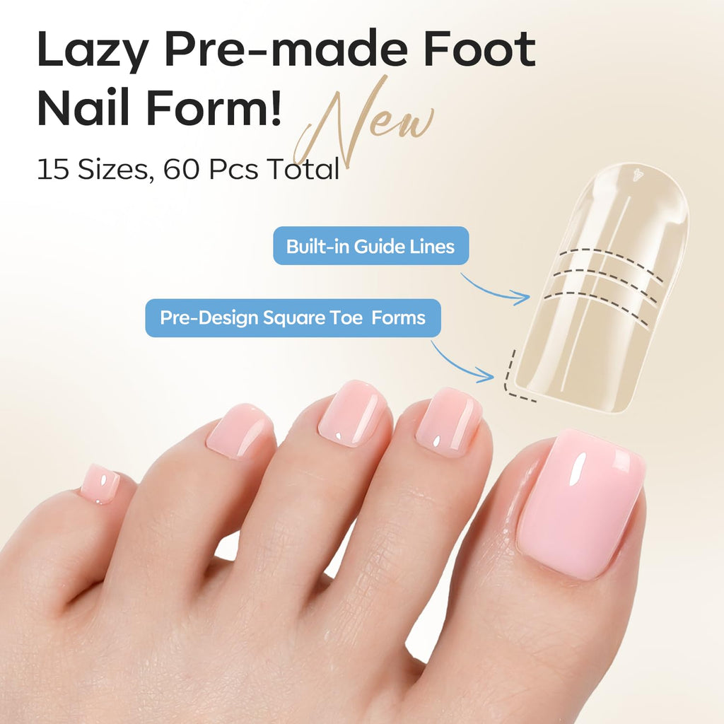 Modelones Hand to Toe Poly Nail Gel Kit — 30 Earthy Tones, Complete Extension Set
