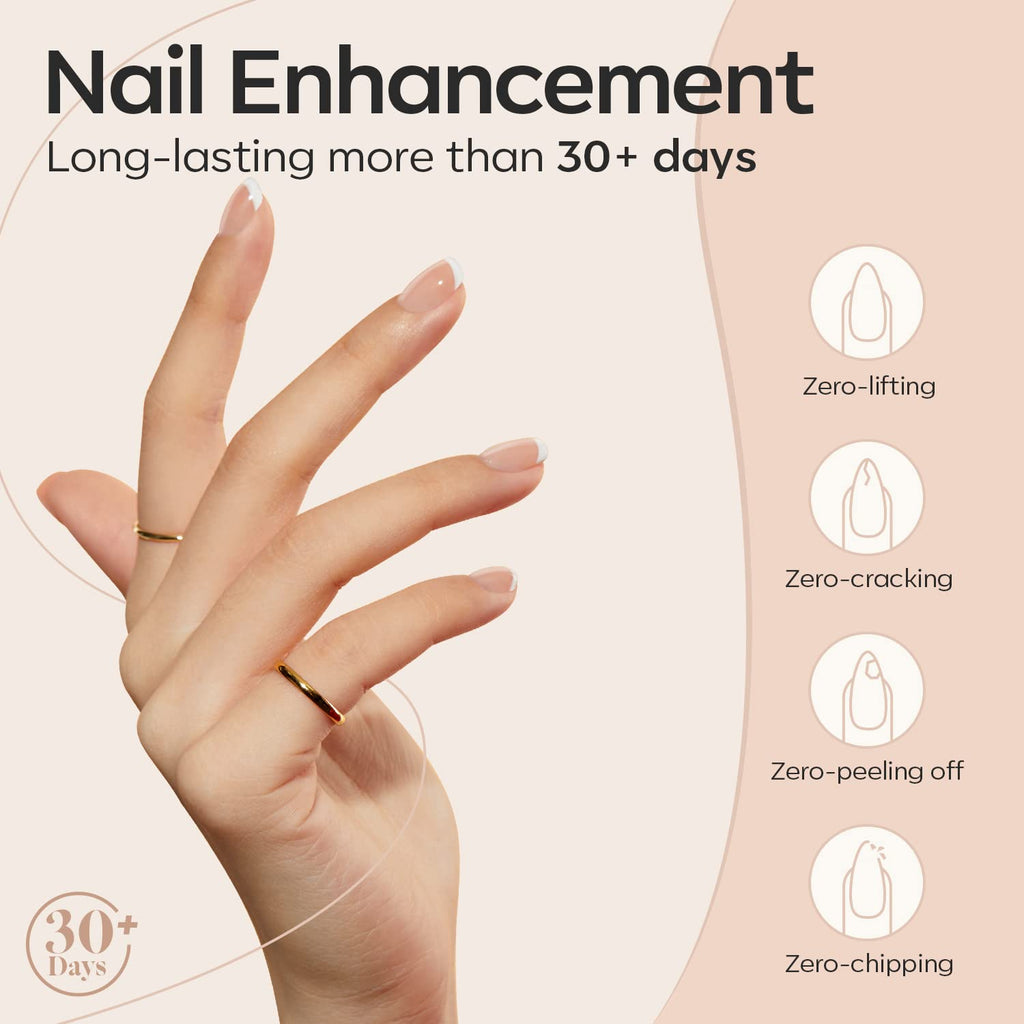 Modelones 8-in-One Builder Nail Gel – Neutral Nude for Thickening, Extension & Shine