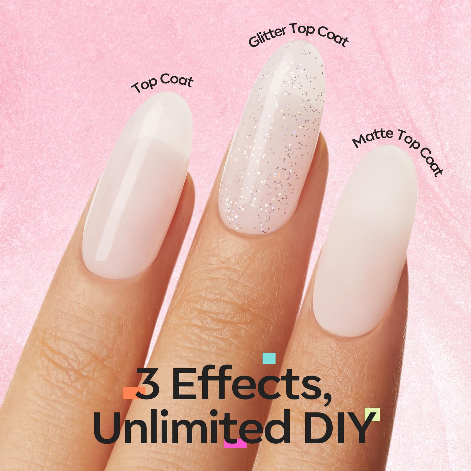 Modelones 32-Color Gel Nail Polish Set with Cat Eye & Magnet – No-Wipe Base & Top Coats