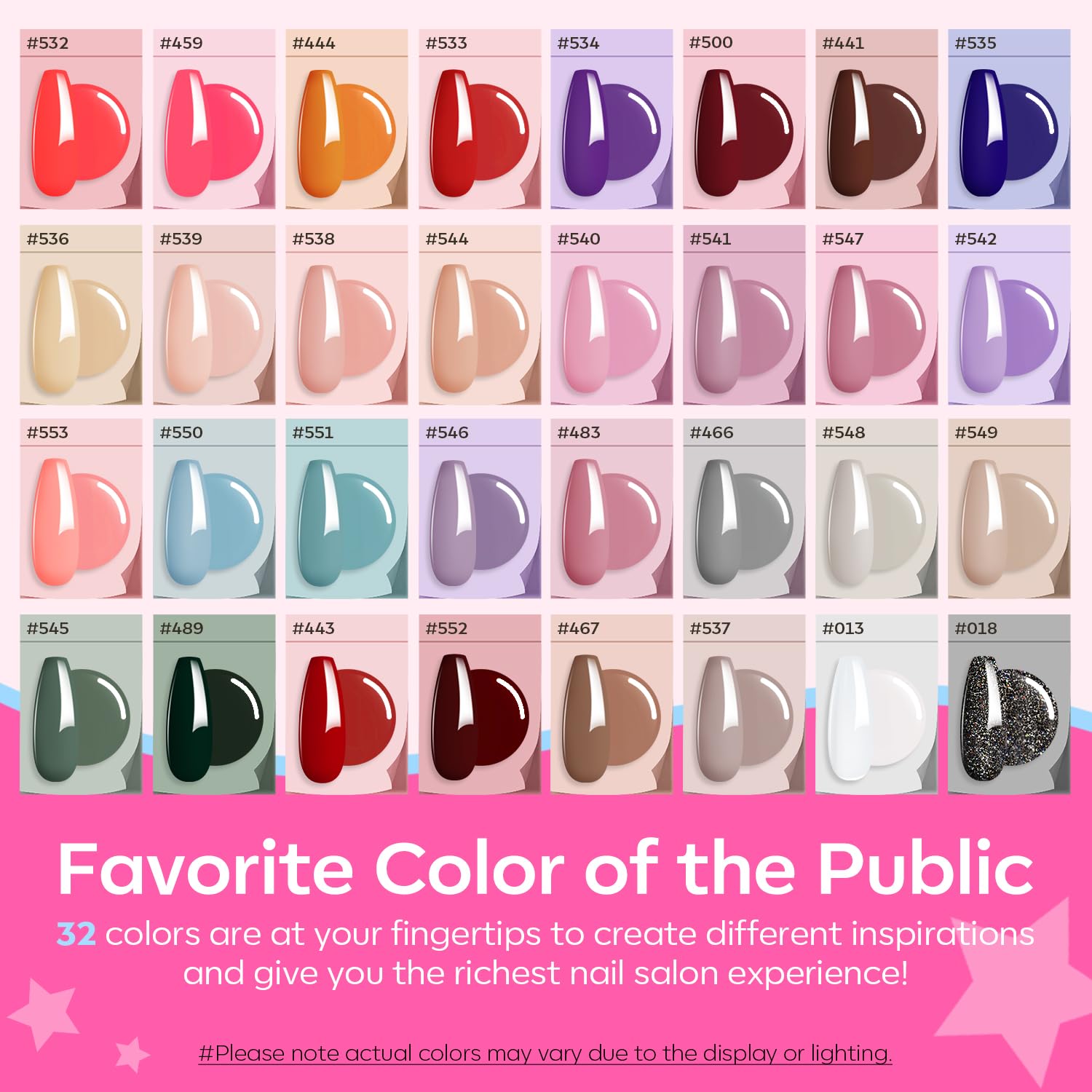 Modelones 133pcs Poly Nail Gel Kit | 32 Colors Spring Pink Pastel – Starter Extension Kit with UV Lamp