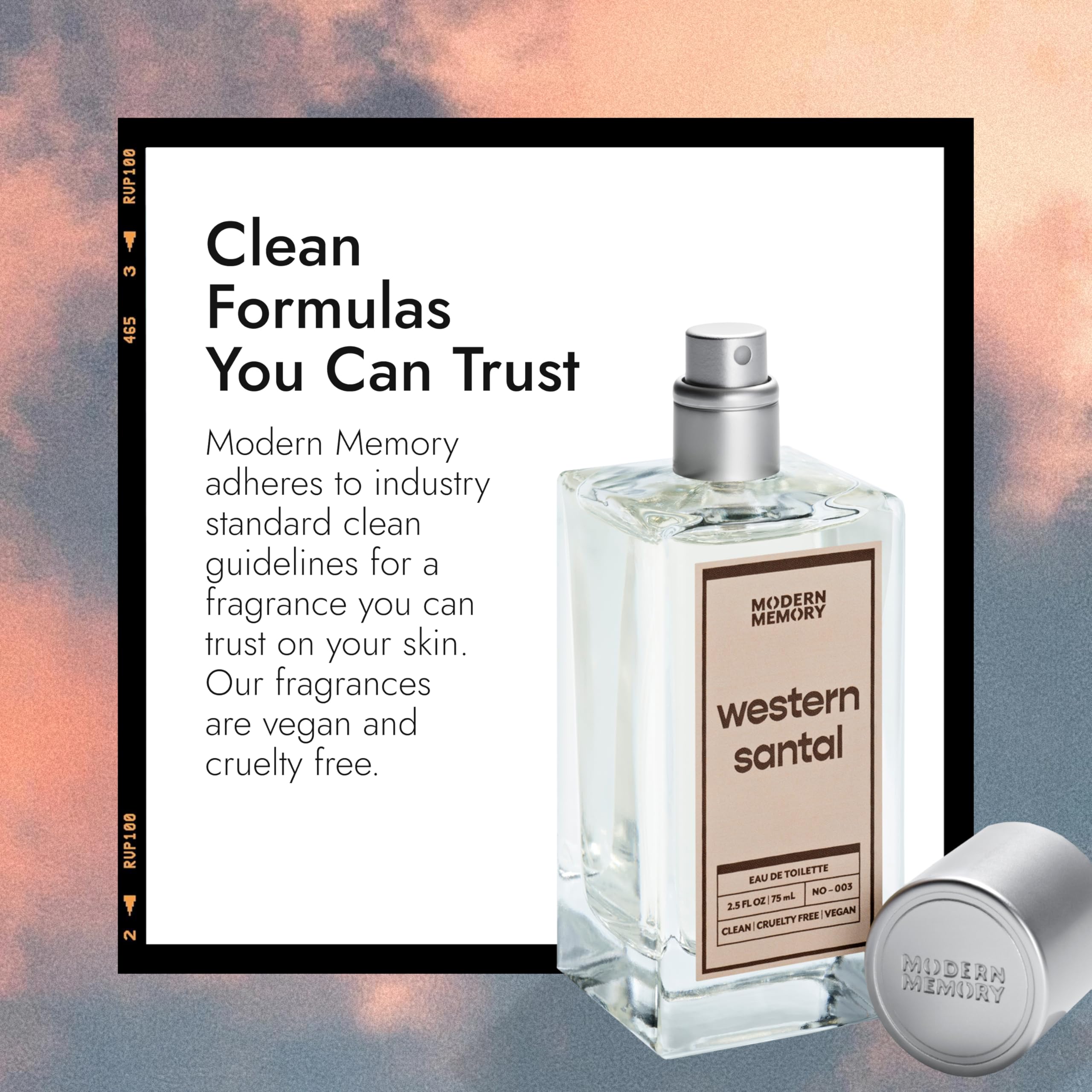 Modern Memory Western Santal Eau de Toilette for Men – 2.5 oz | Cardamom, Sandalwood & Musk