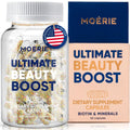 Moerie Ultimate Hair Boost Supplement – Biotin & Minerals for Hair, Skin, Nails – 60 Capsules
