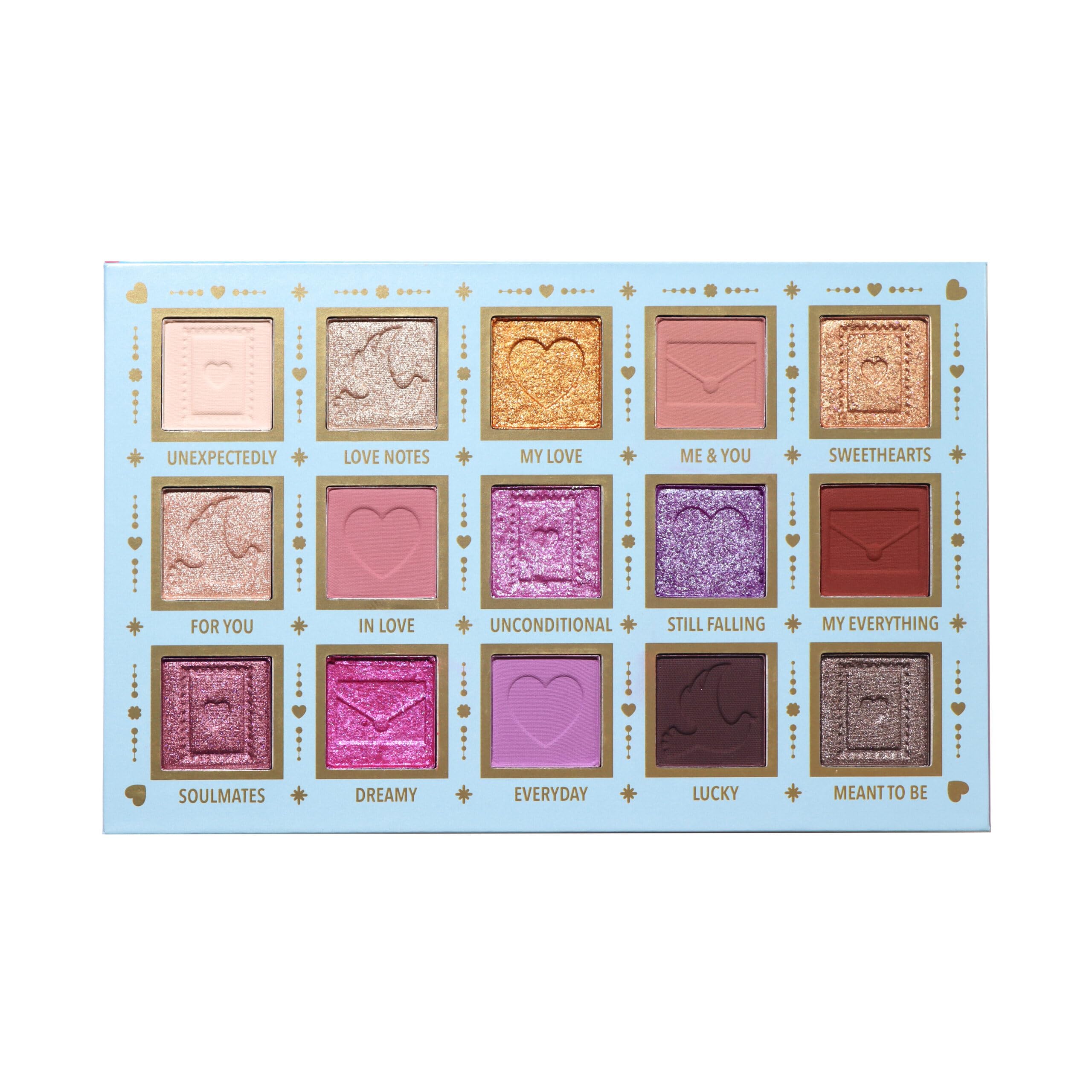Moira I'm Falling For You Palette — 15 Shimmer & Matte Eyeshadows