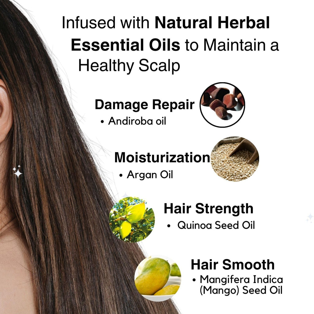 Moist Diane Repair Shampoo for Damaged & Color-Treated Hair | Keratin, Argan Oil & Mango Oil | Silicone & Sulfate Free | 15.2 Fl Oz